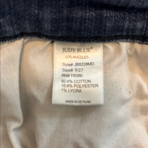 Judy Blue Women's Distressed Blue Skinny Jeans - Picture 10 of 10